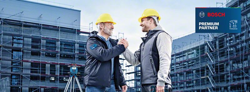 Banner Handshake Bosch Premium Partner
